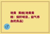 地黄  黄精(地黄黄精：保肝明目，益气养血的良品)