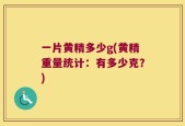 一片黄精多少g(黄精重量统计：有多少克？)
