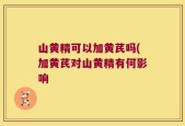 山黄精可以加黄芪吗(加黄芪对山黄精有何影响