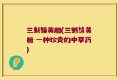 三魁镇黄精(三魁镇黄精 一种珍贵的中草药)