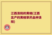 江西清阳的黄精(江西出产的黄精草药品种清阳)