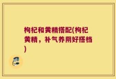 枸杞和黄精搭配(枸杞黄精，补气养阴好搭档)