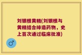 刘银根黄精(刘银根与黄精结合缔造药物，史上首次通过临床批准)