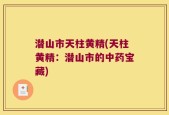 潜山市天柱黄精(天柱黄精：潜山市的中药宝藏)