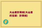 大山里野黄精(大山里的宝藏：野黄精)