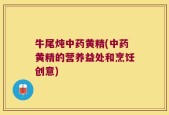 牛尾炖中药黄精(中药黄精的营养益处和烹饪创意)