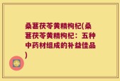 桑葚茯苓黄精枸杞(桑葚茯苓黄精枸杞：五种中药材组成的补益佳品)