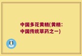 中国多花黄精(黄精：中国传统草药之一)