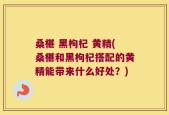 桑椹 黑枸杞 黄精(桑椹和黑枸杞搭配的黄精能带来什么好处？)