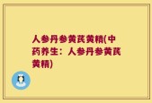 人参丹参黄芪黄精(中药养生：人参丹参黄芪黄精)