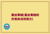 囊丝黄精(囊丝黄精的作用和功效简介)