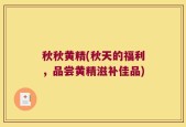 秋秋黄精(秋天的福利，品尝黄精滋补佳品)
