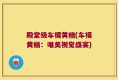 殿堂级车模黄精(车模黄精：唯美视觉盛宴)