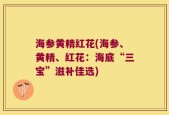 海参黄精红花(海参、黄精、红花：海底“三宝”滋补佳选)