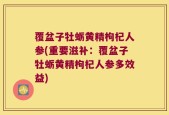 覆盆子牡蛎黄精枸杞人参(重要滋补：覆盆子牡蛎黄精枸杞人参多效益)