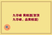 九华峰 黄精酒(登顶九华峰，品黄精酒)