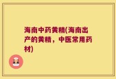 海南中药黄精(海南出产的黄精，中医常用药材)