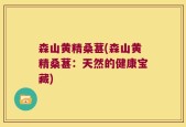 森山黄精桑葚(森山黄精桑葚：天然的健康宝藏)