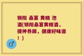 锁阳 桑葚 黄精 泡酒(锁阳桑葚黄精酒，提神养颜，健康好味道！)