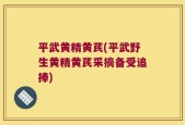 平武黄精黄芪(平武野生黄精黄芪采摘备受追捧)