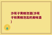 沙苑子黄精泡酒(沙苑子和黄精泡出的美味酒)