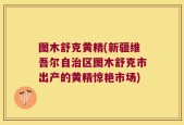 图木舒克黄精(新疆维吾尔自治区图木舒克市出产的黄精惊艳市场)