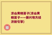 凉山黄精苗子(凉山黄精苗子——振兴地方经济新引擎)