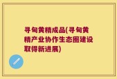寻甸黄精成品(寻甸黄精产业协作生态圈建设取得新进展)