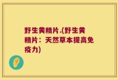 野生黄精片.(野生黄精片：天然草本提高免疫力)