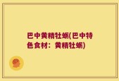 巴中黄精牡蛎(巴中特色食材：黄精牡蛎)