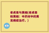 老虎姜与黄精(老虎姜和黄精：中药材中的黄龙病症治疗。)