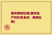 儋州黄精牡蛎(儋州出产的珍贵食材：黄精牡蛎)