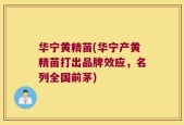 华宁黄精苗(华宁产黄精苗打出品牌效应，名列全国前茅)
