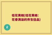 桂花黄精(桂花黄精：花香满溢的养生佳品)