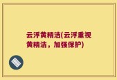 云浮黄精洁(云浮重视黄精洁，加强保护)