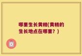 哪里生长黄精(黄精的生长地点在哪里？)
