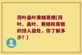 荷叶桑叶黄精葛根(荷叶、桑叶、黄精和葛根的惊人益处，你了解多少？)