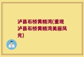 泸县石桥黄精湾(重现泸县石桥黄精湾美丽风光)