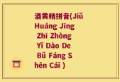 酒黄精拼音(Jiǔ Huáng Jīng Zhī Zhòng Yǐ Dào De Bǔ Fáng Shēn Cái )