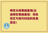 师宗大同黄精基地(云南师宗黄精基地：传统技艺与现代科技的完美结合)