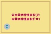 云南黄精种植面积(云南黄精种植面积扩大)