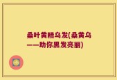 桑叶黄精乌发(桑黄乌——助你黑发亮丽)