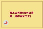 敕木山黄精(敕木山黄精，堪称百草之王)