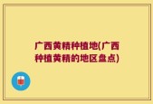 广西黄精种植地(广西种植黄精的地区盘点)