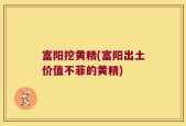 富阳挖黄精(富阳出土价值不菲的黄精)