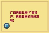 广西黄精牡蛎(广西特产：黄精牡蛎的新鲜滋味)