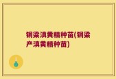 铜梁滇黄精种苗(铜梁产滇黄精种苗)