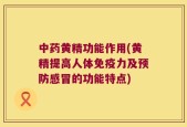 中药黄精功能作用(黄精提高人体免疫力及预防感冒的功能特点)