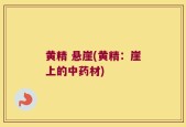 黄精 悬崖(黄精：崖上的中药材)