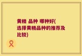 黄精 品种 哪种好(选择黄精品种的推荐及比较)